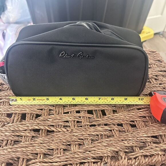 NWT ROBERT GRAHAM HYDRUS MAX MENS TOILETRY TRAVEL BAG BLACK - Picture 3 of 9